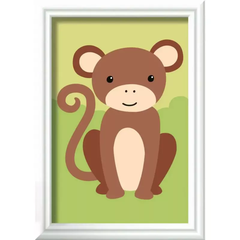 Ravensburger CreArt set di pittura Piccola scimmia – set di pittura creativo per bambini