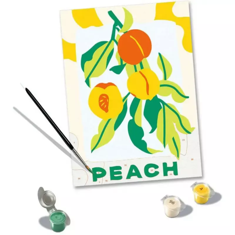 Set di pittura Ravensburger CreArt — Peaches (set di pittura creativo, modello 25517)
