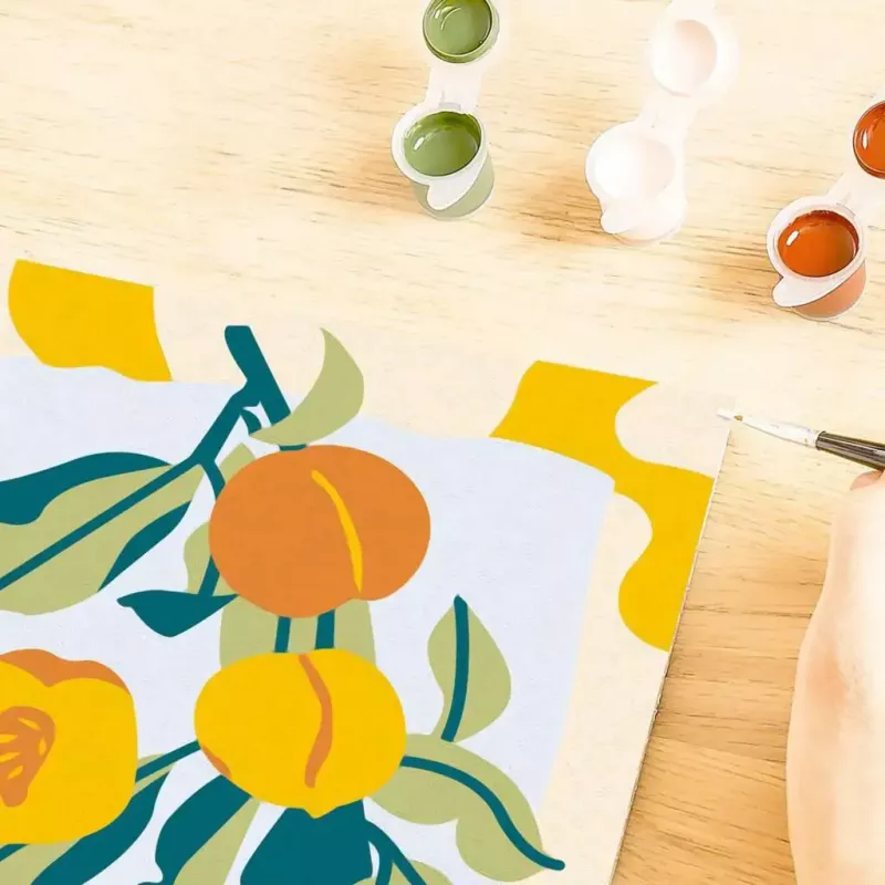 Set di pittura Ravensburger CreArt — Peaches (set di pittura creativo, modello 25517)