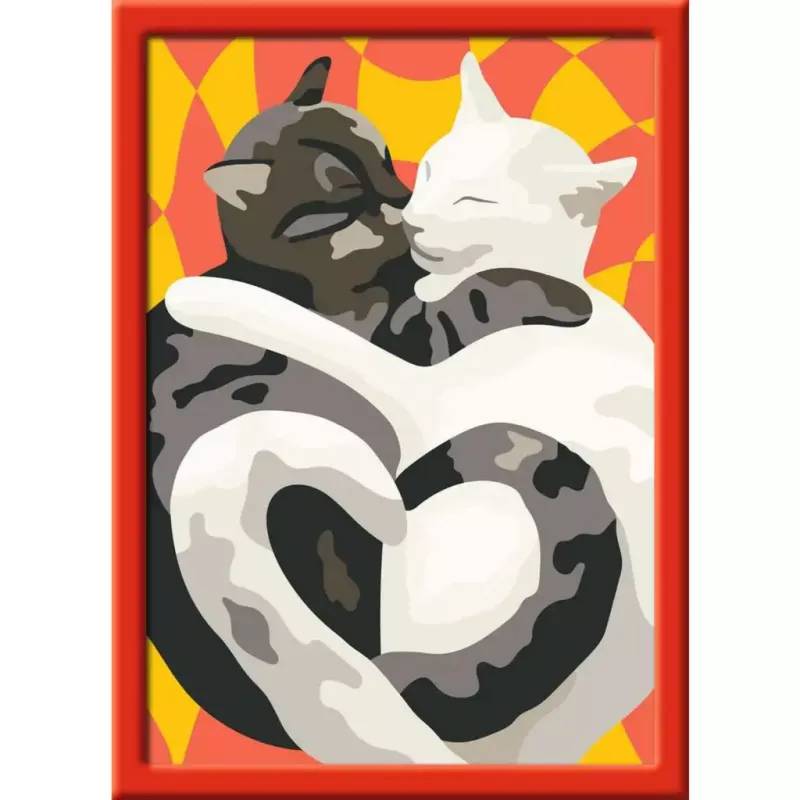 Ravensburger set di pittura CreArt - Cat Love (set di pittura creativo)