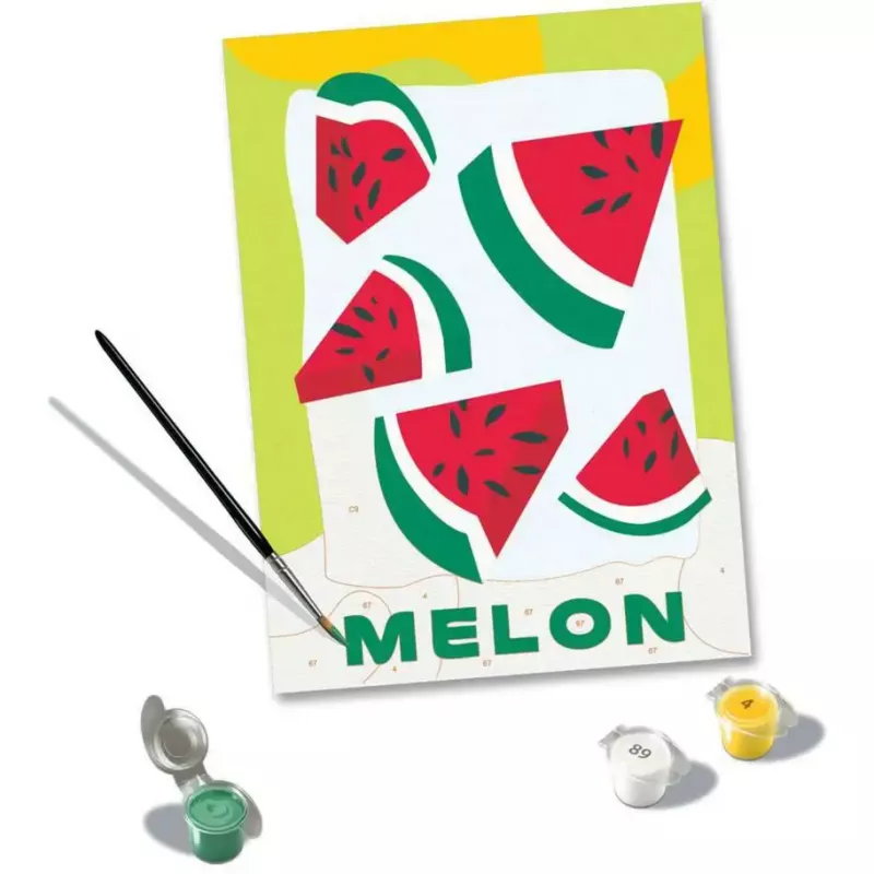 Set dipingi con i numeri Ravensburger CreArt – Meloni (design), Ravensburger 25516