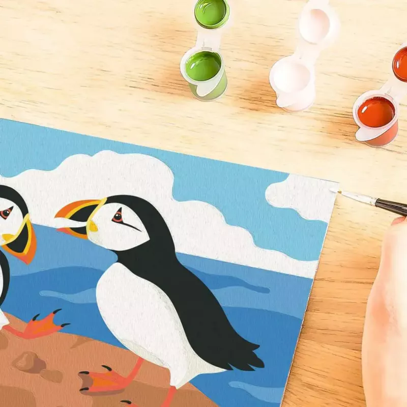 Ravensburger CreArt Puffins set di pittura
