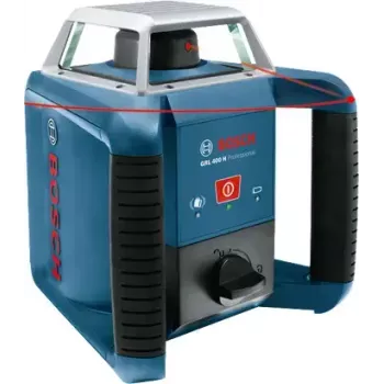 Laser rotante Bosch GRL 400 H portata 400 m precisione 0,08 mm/m