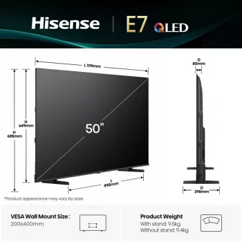 Hisense 50E77Q 127 cm (50