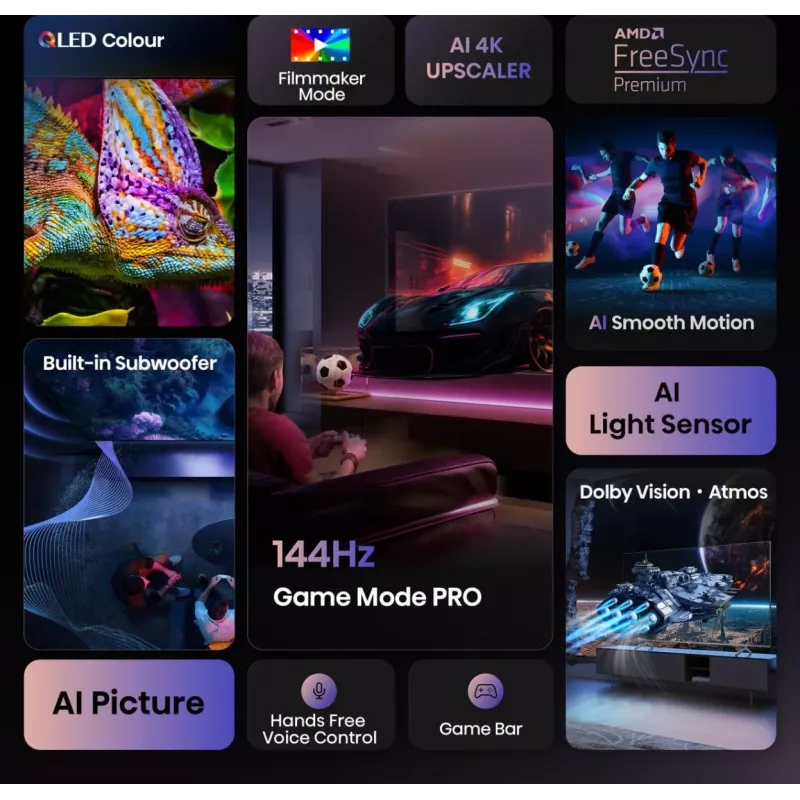 Hisense 100E7Q PRO 2,54 m (100