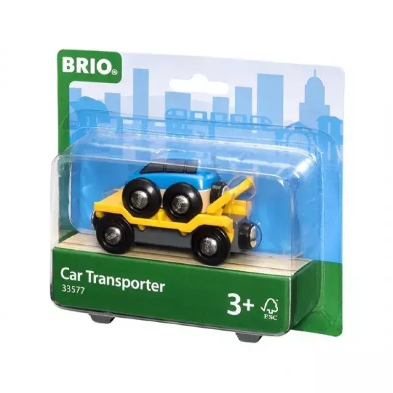 Autotrasporto per modellismo Ravensburger BRIO — 2 pezzi, nero/blu/giallo