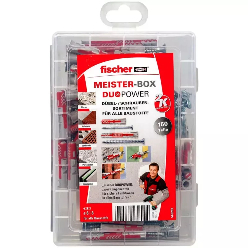 Set viti e tasselli Fischer 540299