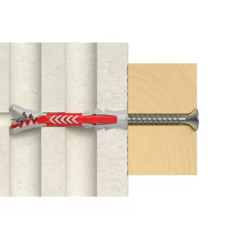 fischer DUOPOWER 8x40 assortimento di tasselli universali in scatola richiudibile (80 pz.)