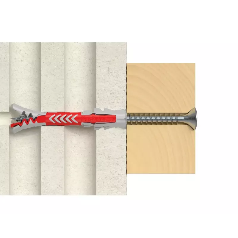 fischer DUOPOWER 8x40 assortimento di tasselli universali in scatola richiudibile (80 pz.)