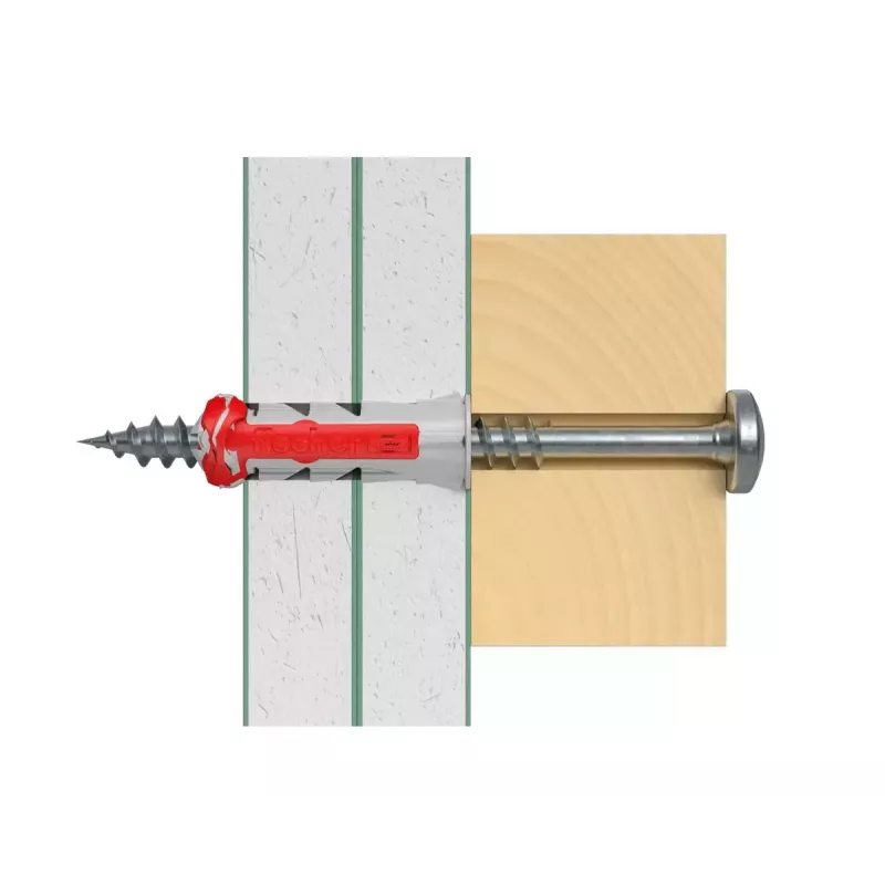 fischer DUOPOWER 8x40 assortimento di tasselli universali in scatola richiudibile (80 pz.)