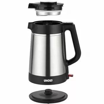 Unold 18715 bollitore 1,5 L 1800 W nero, acciaio inox