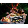 Steba RC 108 Griglia Multi-Raclette, 2000 W, 8 padelline, acciaio inox/nero
