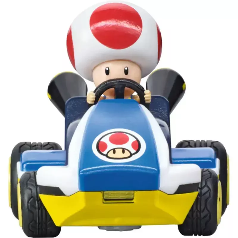 Auto giocattolo radiocomandata CARRERA Mario Kart Mini RC – Toad Paperbox, 2,4 GHz