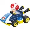 Auto giocattolo radiocomandata CARRERA Mario Kart Mini RC – Toad Paperbox, 2,4 GHz