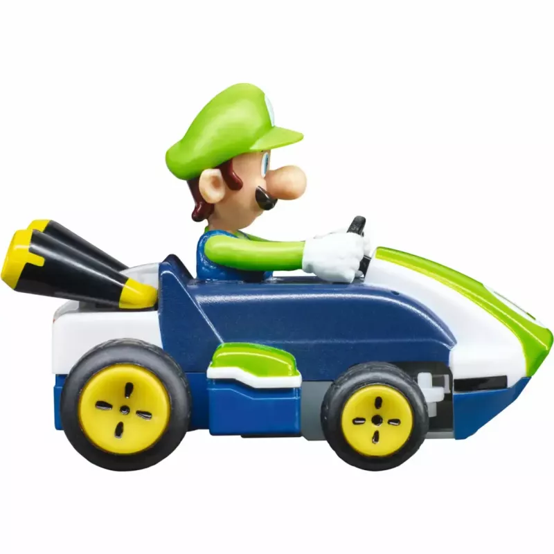 Auto radiocomandata CARRERA Mario Kart Mini 2,4 GHz – Luigi Paperbox