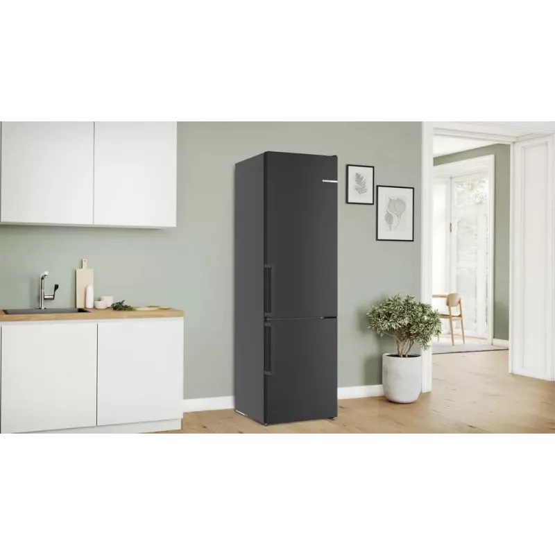Bosch KGN39VXAU Frigorifero combinato freestanding 363 l nero