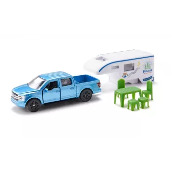 Auto Siku Ford F150 Metallo Plastica blu verde bianco 3+ anni