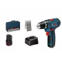 Avvitatore a batteria Bosch GSR 12V-15 Professional, 1300 RPM, nero, blu