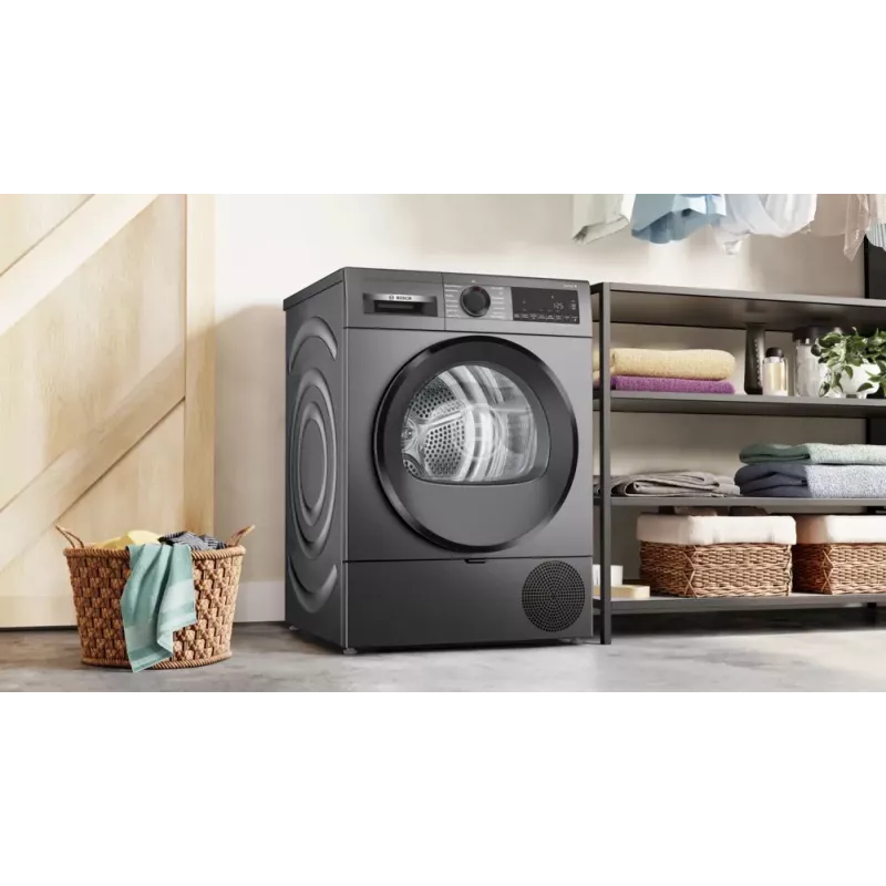 Bosch Serie 6 WQG243DR10 Asciugatrice a pompa di calore freestanding a carica frontale 9 kg grigio