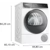 Bosch Serie 8 WQB246D41 Asciugatrice a pompa di calore freestanding a carica frontale 9 kg bianco