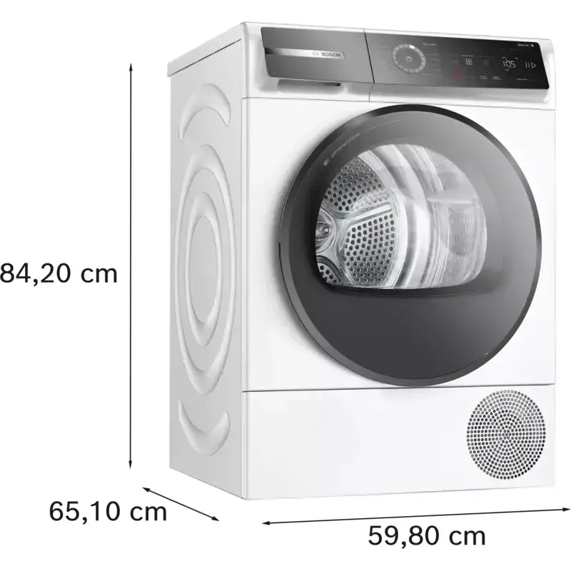 Bosch Serie 8 WQB246D41 Asciugatrice a pompa di calore freestanding a carica frontale 9 kg bianco