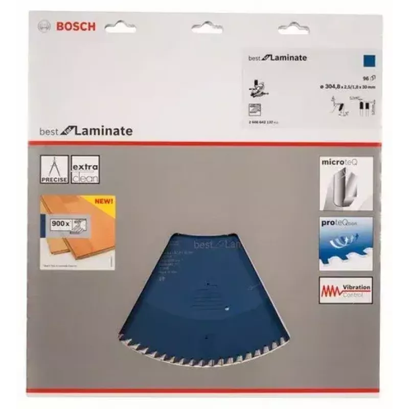 Bosch Best for Laminate 2608642137 lama per sega circolare, Ø 305 mm, 96 denti, foro da 30 mm