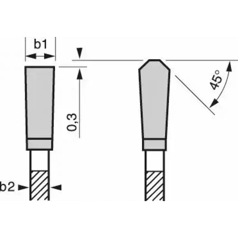 Lama per sega circolare Bosch 2 608 641 195 13 cm diametro foro 2 cm