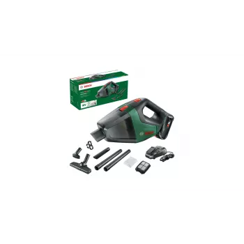 Aspirapolvere a batteria Bosch Universal Vac 18 2-in-1 batteria a secco senza sacchetto nero, verde 2,5 Ah