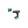 Bosch EasyImpact 18V-40 06039D8100 trapano avvitatore a percussione a batteria, 1630 giri/min, 24450 colpi/min, mandrino autoserrante, senza batteria e caricabatterie, verde/nero