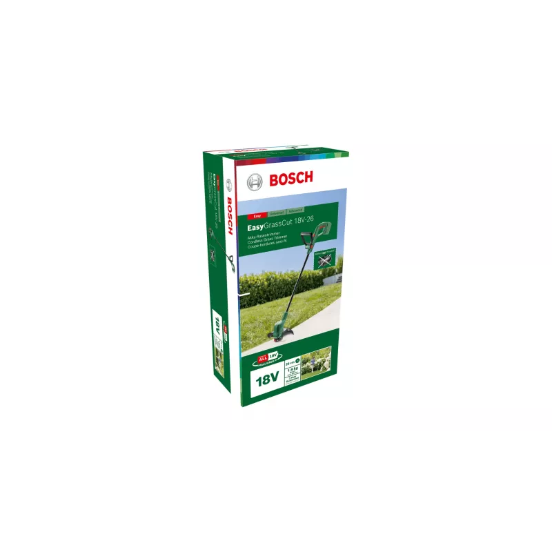 Bosch EasyGrassCut 18V-26 26 cm batteria nero, verde