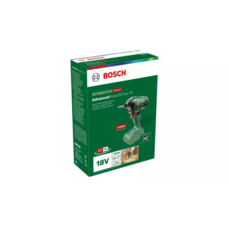 Bosch AdvancedImpactDrive 18 2600 giri/min nero, verde