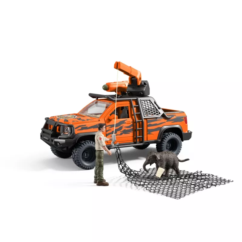 Set di gioco Schleich Off-Road Adventure nella giungla — tema giungla, figure in plastica, età 3–8