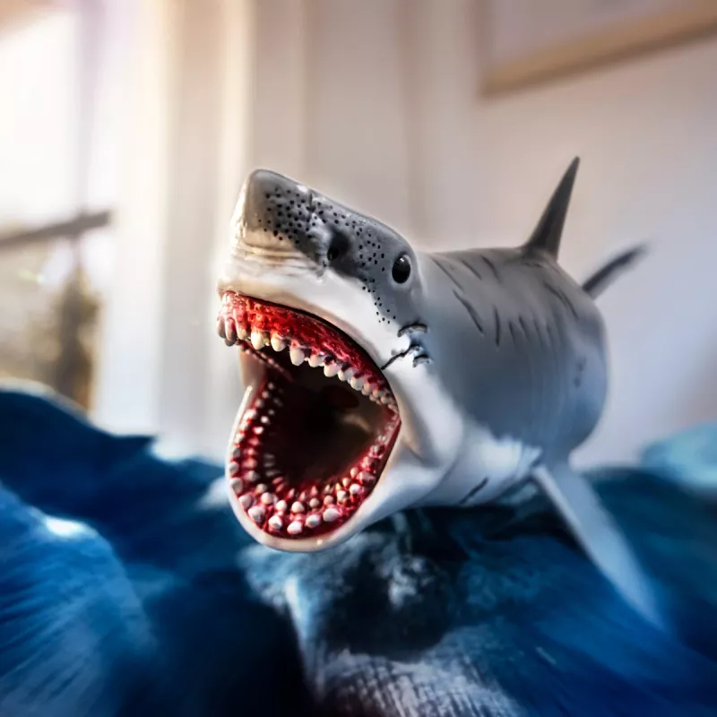 schleich dinosauro Megalodon, 4 anni, conquistare la Terra, dinosauri e vulcano, multicolore