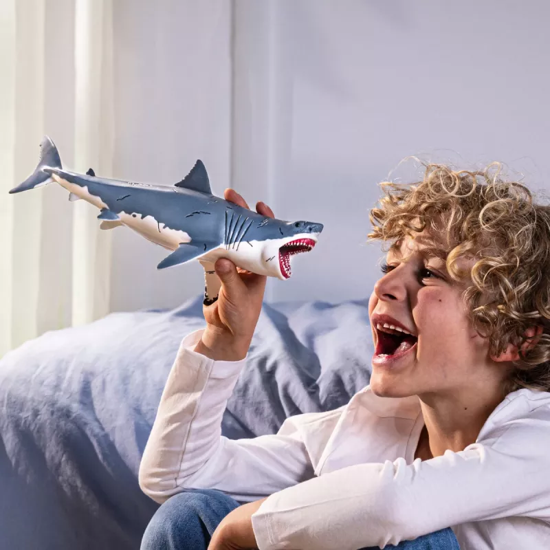 schleich dinosauro Megalodon, 4 anni, conquistare la Terra, dinosauri e vulcano, multicolore