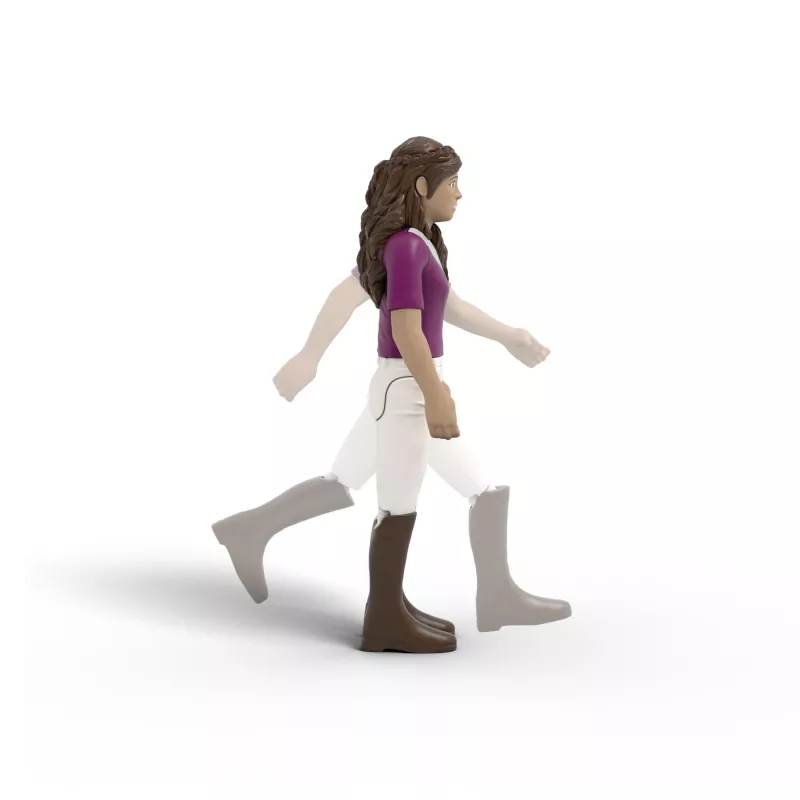 Schleich Lisas allenamento da torneo set di gioco cavallo, figure in plastica, multicolore, età 5–12