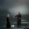 Set di figure da gioco Schleich Wizarding World: Mad-Eye Moody e Draco Malfoy con furetto