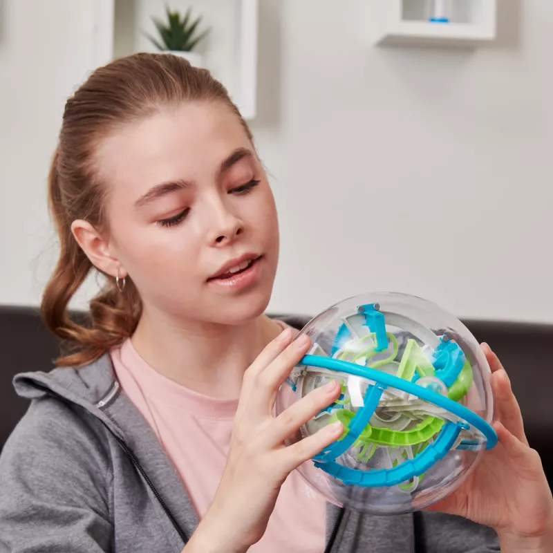 Games Perplexus Rebel, gioco labirinto 3D con 70 ostacoli, giocattolo puzzle labirinto, 6 anni