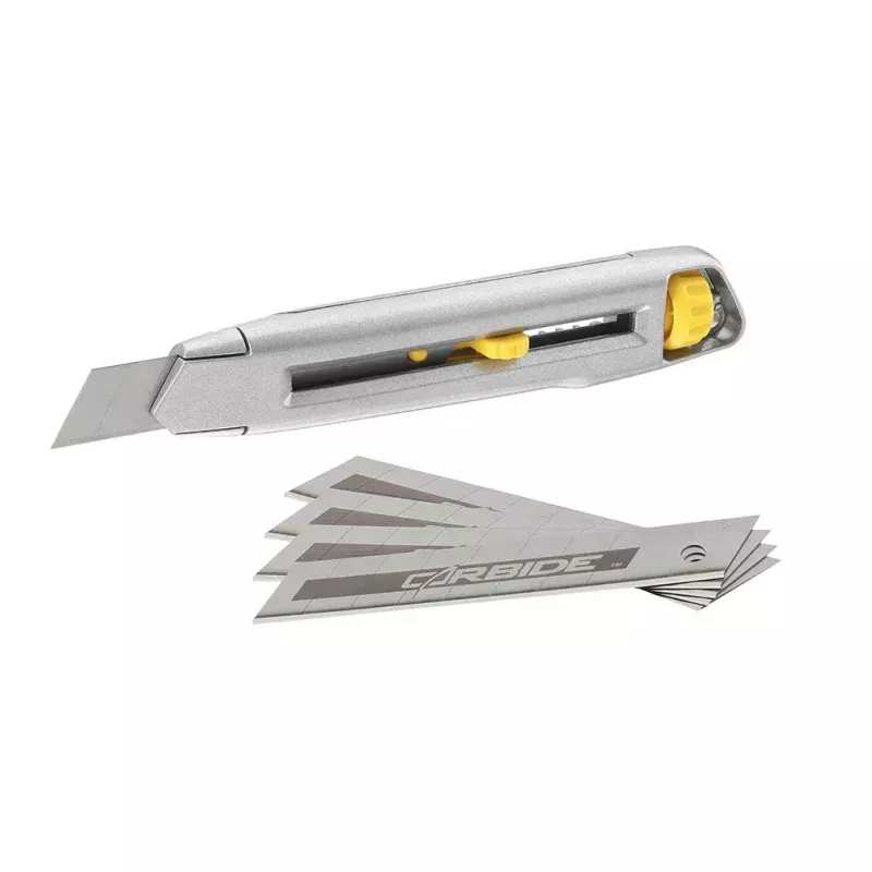 Taglierino a lama spezzabile Stanley Interlock 18 mm