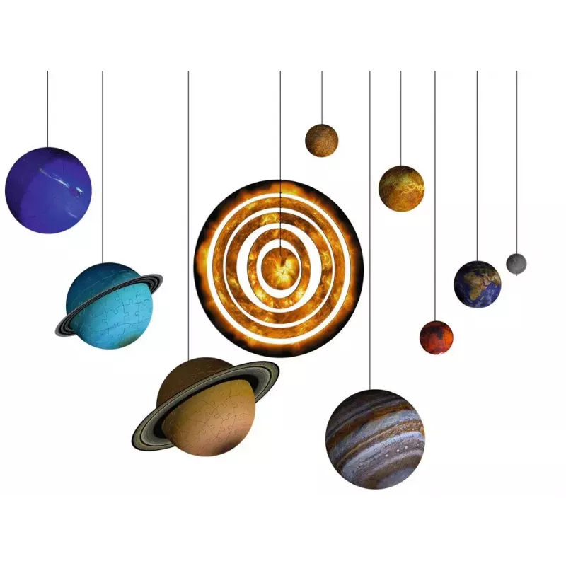 Puzzle 3D Ravensburger sistema planetario