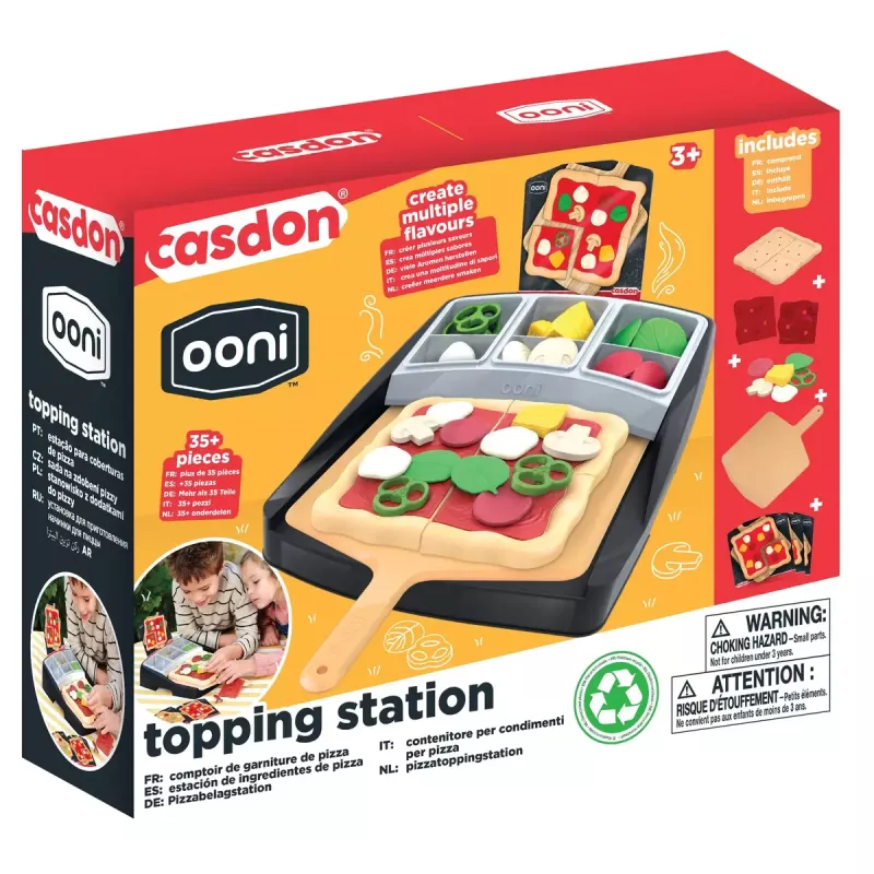Set giocattolo per preparare la pizza Ooni 79150 con accessori per cuocere la pizza