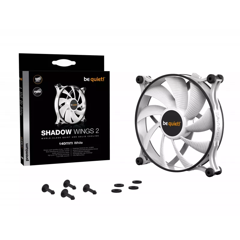 be quiet! Shadow Wings 2 140 mm PWM bianco