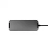 Chieftec DSC-901 stazione di aggancio USB-C, USB 3.2 Gen 1, HDMI, Gigabit LAN, 2x USB-A, 2x USB-C, titanio