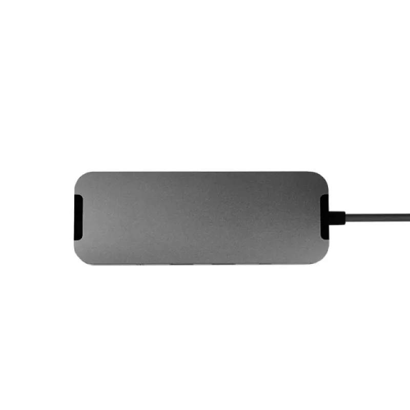 Chieftec DSC-901 stazione di aggancio USB-C, USB 3.2 Gen 1, HDMI, Gigabit LAN, 2x USB-A, 2x USB-C, titanio