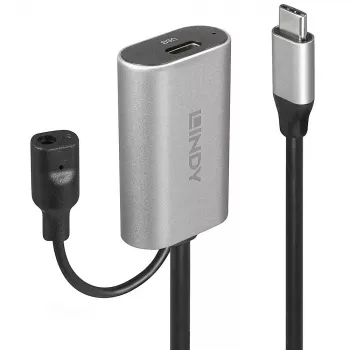 Lindy 5m USB 3.2 Gen 1 C/C Active Extension, 5 m, USB C, USB C, USB 3.2 Gen 1 (3.1 Gen 1), 5 Gbit/s, nero