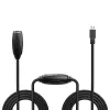 Lindy 43156 cavo di prolunga attivo USB 3.0, USB-A maschio a USB-A femmina, 10 m, USB 3.2 Gen 1, 5 Gbit/s, nero