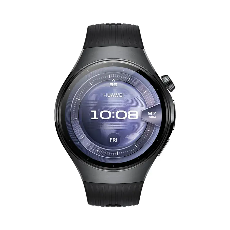 Smartwatch HUAWEI WATCH 5 — rotondo 46 mm, display 1,38 pollici, GPS, Bluetooth, telefonia mobile, nero