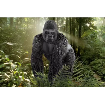 schleich WILD LIFE gorilla, maschio, 3 anno/i, giungla, animali selvatici / giocattolo d'avventura, multicolore, plastica