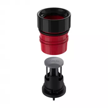 EMSA Bludrop Sleeve N3111100 borraccia uso quotidiano 700 ml acciaio inossidabile nero, acciaio inossidabile