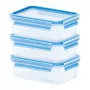 EMSA 508570 contenitore per alimenti scatola rettangolare 0,55 L trasparente 3 pz.