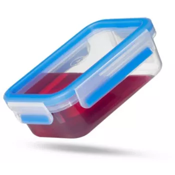 EMSA 508536 Contenitore per alimenti scatola rettangolare 0,85 L trasparente 8 pz.